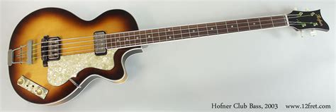 2003 Hofner Club Bass | www.12fret.com