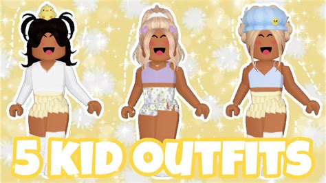 5 Kid Outfit Codes For Bloxburg! | SiimplyDiiana - YouTube