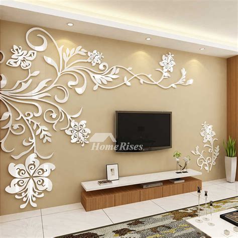 Beautiful Wall Mural Stickers 3D Acrylic Home Decor Living Room