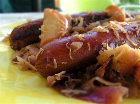 The 99 Cent Chef: Sausage & Sauerkraut With Beer