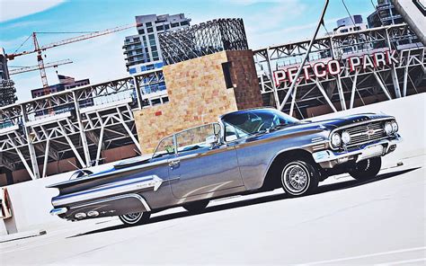 Chevrolet Impala, retro cars, 1960 cars, american cars, gray cabriolets ...