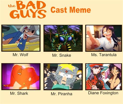 My Bad Guys Cast by 4xEyes1987 on DeviantArt