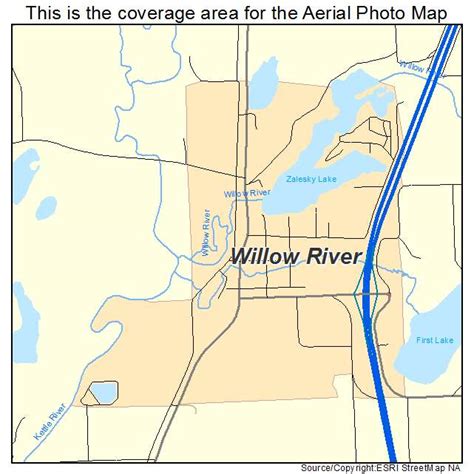 Aerial Photography Map of Willow River, MN Minnesota