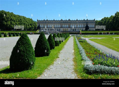 Castle of Herrenchiemsee, Chiemsee, Bavaria, Germany Stock Photo - Alamy