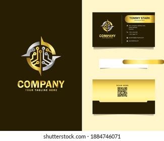 Luxury Modern Navigator Logo Design Stationery Stock Vector (Royalty Free) 1884746071 | Shutterstock