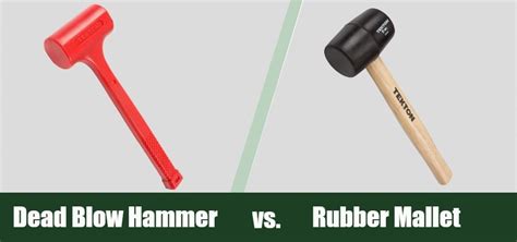 Dead Blow Hammer vs Rubber Mallet: What’s the Difference? | House Grail