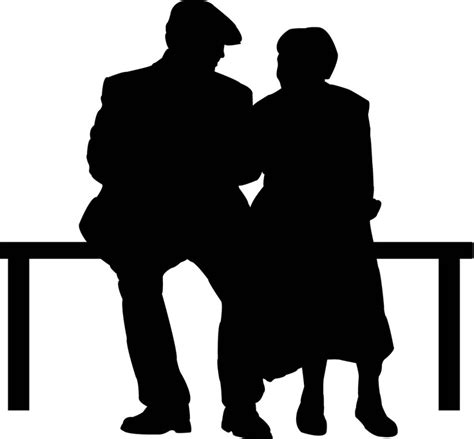 clipart silhouette elderly 20 free Cliparts | Download images on Clipground 2024