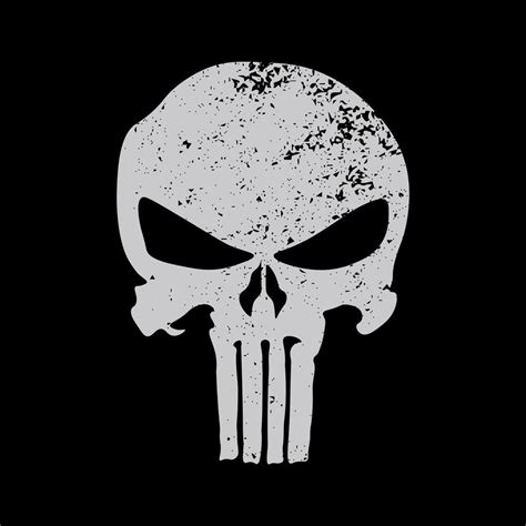 The Punisher symbol 23211206 Vector Art at Vecteezy