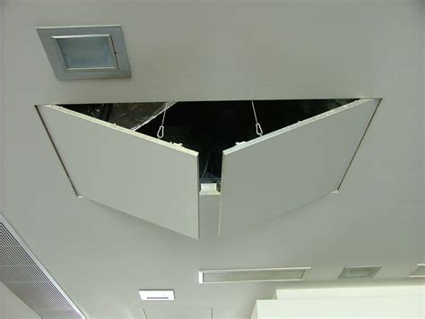 Gypsum Board Ceiling Access Panel Detail / B-Aluminum Frame and Gypsum Board access panel ...