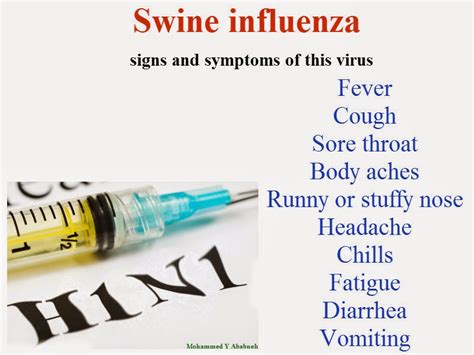 H1N1 ... Signs & Symptoms ~ Spot of Health