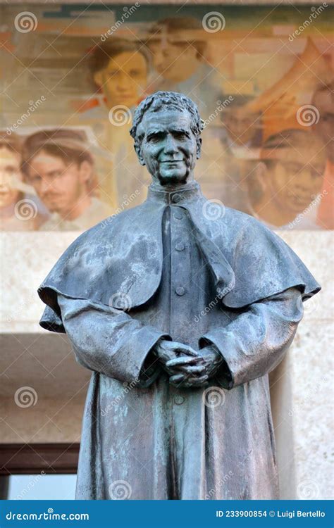 Castelnuovo Don Bosco, Piedmont, Italy - 10-26-2021-the Statue ...