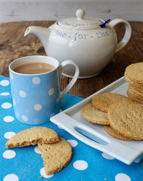 Healthy Digestive Biscuits - Tales From The Kitchen Shed