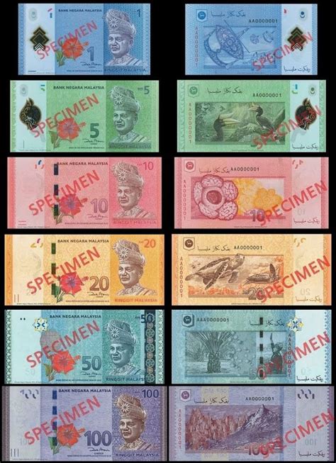 Different Types of Malaysian Ringgit