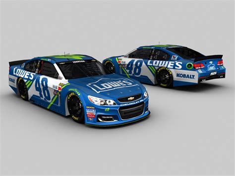 #48 Jimmie Johnson Lowe's 2017 Scheme | Stunod Racing