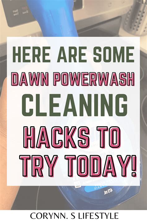 12 Ways To Use The Dawn Power Wash! - Corynn. S Lifestyle