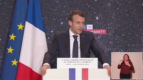 Speech by Emmanuel Macron, President of the Republic - YouTube