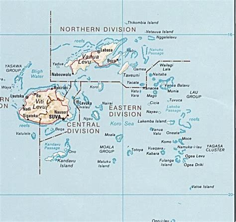 Fiji Island Location World Map - Cristy Claudetta