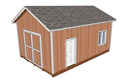 16x24 Shed Plans Free - PDF Download | HowToSpecialist - How to Build ...