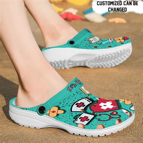 Nurse Crocs – Personalized Clogs Shoes With Symbols – Justbeperfect Shop