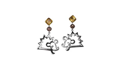 Shop Favola Hedgehog earrings by Vanessa Martinelli - theeyeofjewelry ...