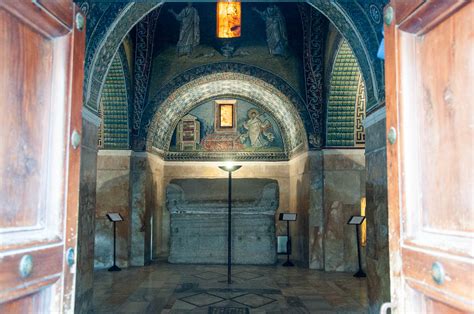 The entrance - Mausoleum of Galla Placidia - Ravenna, Emilia Romagna ...