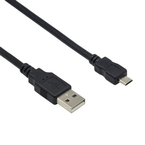 10 Foot USB 2.0 A-Male/Micro B USB-Male Cable