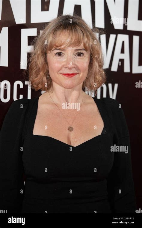 Rebecca Callard attending the opening gala of the Raindance Film Festival, with the ...