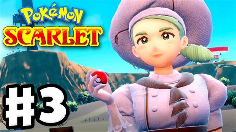 Pokemon Scarlet and Violet - Gameplay Walkthrough Part 3 - Gym Leader Katy! Cortondo Gym ...