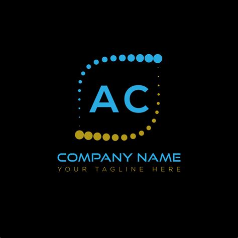 AC letter logo creative design. AC unique design. 20365673 Vector Art ...