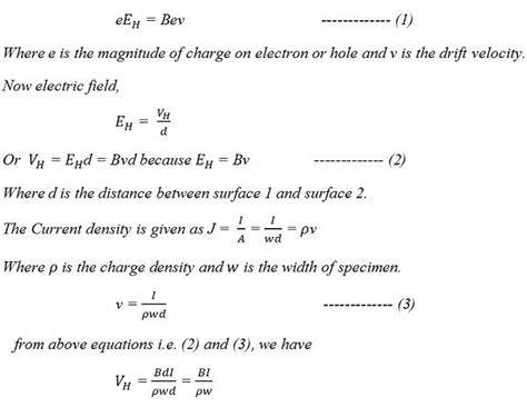 Carrier concentration formula in hall effect - KristofKenza