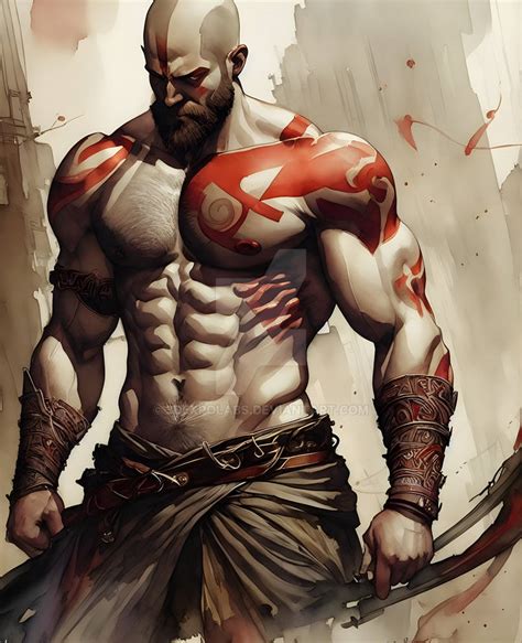 Kratos Fan Art by 3dExpoLabs on DeviantArt