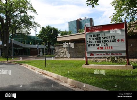 Alumni Arena at Saint Mary's University in Halifax, N.S Stock Photo - Alamy