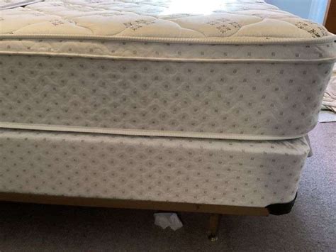 Full bed with mattress box spring frame and - Legacy Auction Company