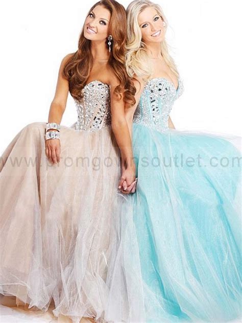 1000+ images about Best friend matching prom dresses on Pinterest | One shoulder, Gowns and Two ...