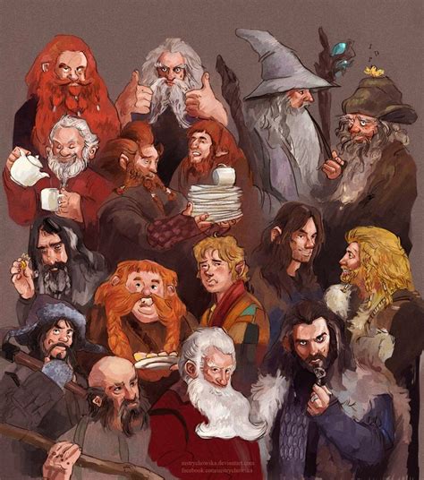 The Hobbit fanArt | Bilbo and company | Hobbit art, The hobbit characters, The hobbit movies