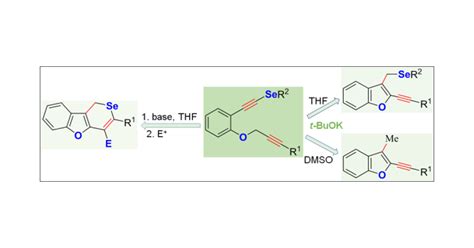 Potassium tert-Butoxide-Promoted Tandem Cyclization of Organoselenium Alkynyl Aryl Propargyl ...