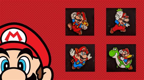 Super Mario Bros. 35th Anniversary Pin Set – TWO BEARD GAMING