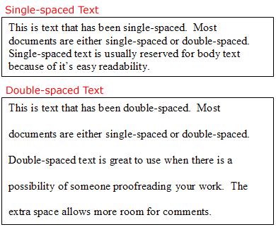 Word 2003: Set Line and Paragraph Spacing