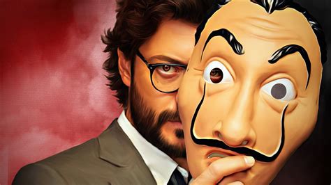 1366x768 The Professor Digital Painting Money Heist Laptop HD ,HD 4k Wallpapers,Images ...