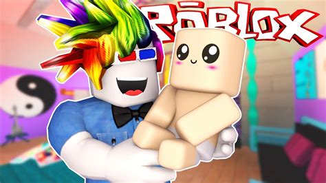 RAISING A BABY IN ROBLOX! - YouTube