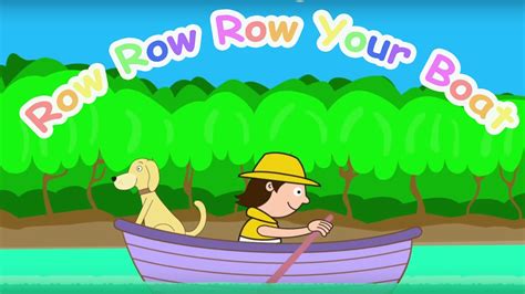 Row Row Row Your Boat Children's Song | Learn to Count Nursery Rhyme - YouTube