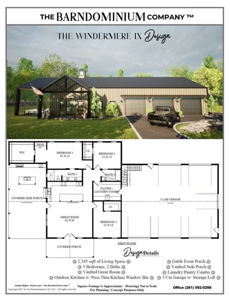 THE WINDERMERE IX – The Barndominium Company