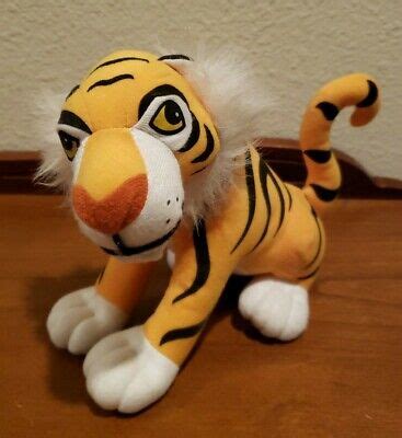 Mattel Disney Aladdin & Jasmine's Tiger RAJAH Stuffed Plush 8"W×7"H ...