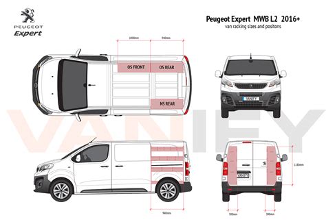 Peugeot Expert 2016 MWB Toolbox Compartment Rack Ply Van Racking Free ...