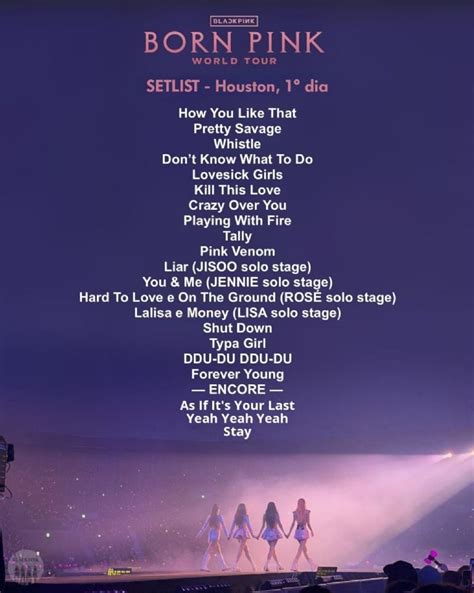 BLACKPINK comienza su tour Born Pink: Este fue el SETLIST de su primer concierto - Sonica