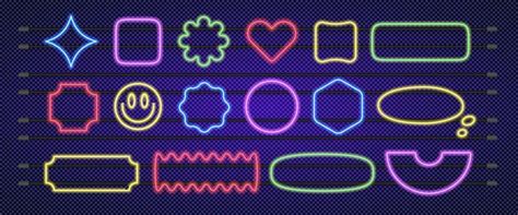 Neon Stickers Vector Art, Icons, and Graphics for Free Download