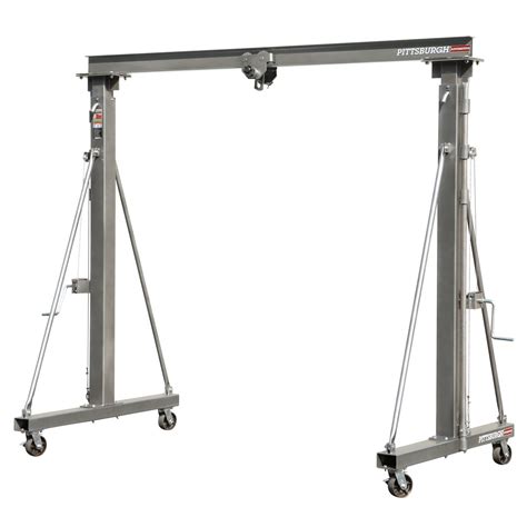 1 ton Capacity Telescoping Gantry Crane | Gantry crane, Garage hoist, Crane