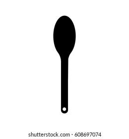 Vector Wooden Spoon Silhouette Set Stock Vector (Royalty Free ...