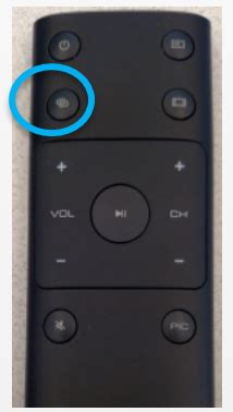 Menu Button On Vizio Remote