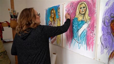 Jeffrey Epstein survivor paints portraits of other survivors: 'Each one ...